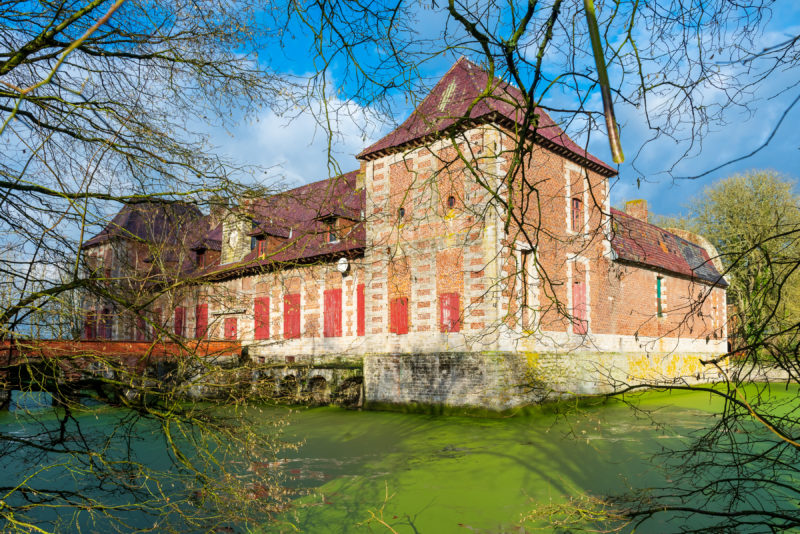 Pévèle, histoire paysanne. Château de Bercu à Mouchin