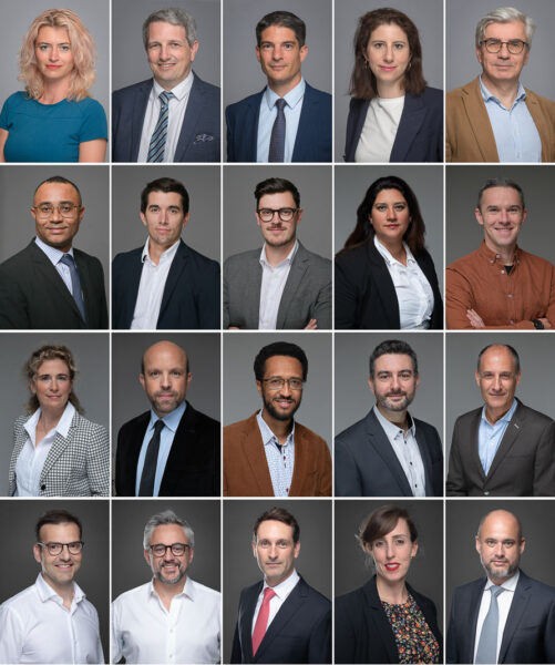 Portraits professionnels de cadres dirigeants du programme Exécutive Master de l’École Polytechnique (extrait).