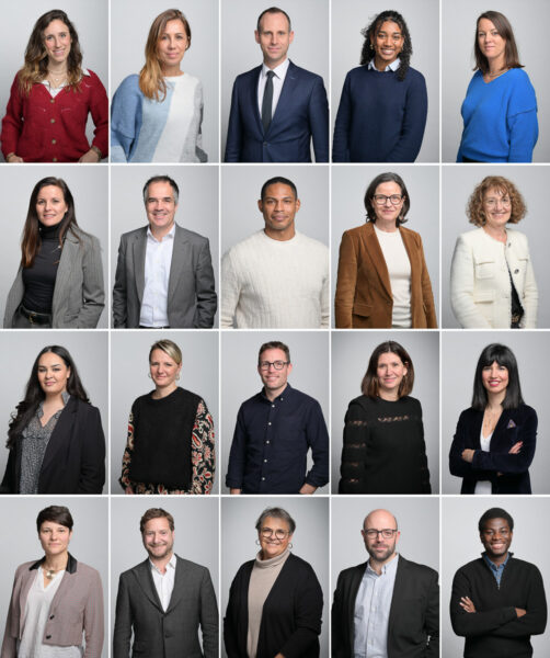 Portraits professionnels entreprise Covéa (extrait).