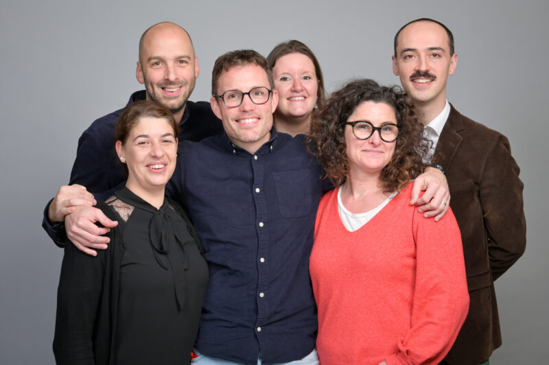 Photo d'équipe convention entreprise Covéa Le Mans